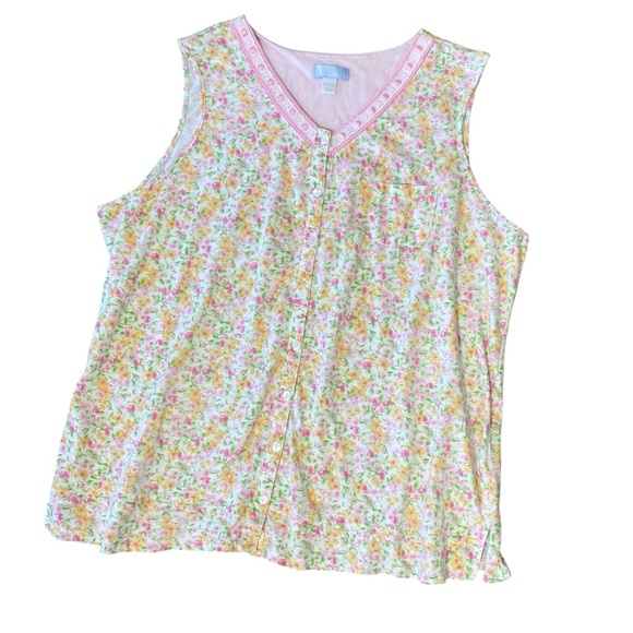 VINTAGE CELESTIAL DREAMS Floral Pajama Set - Picture 4 of 7